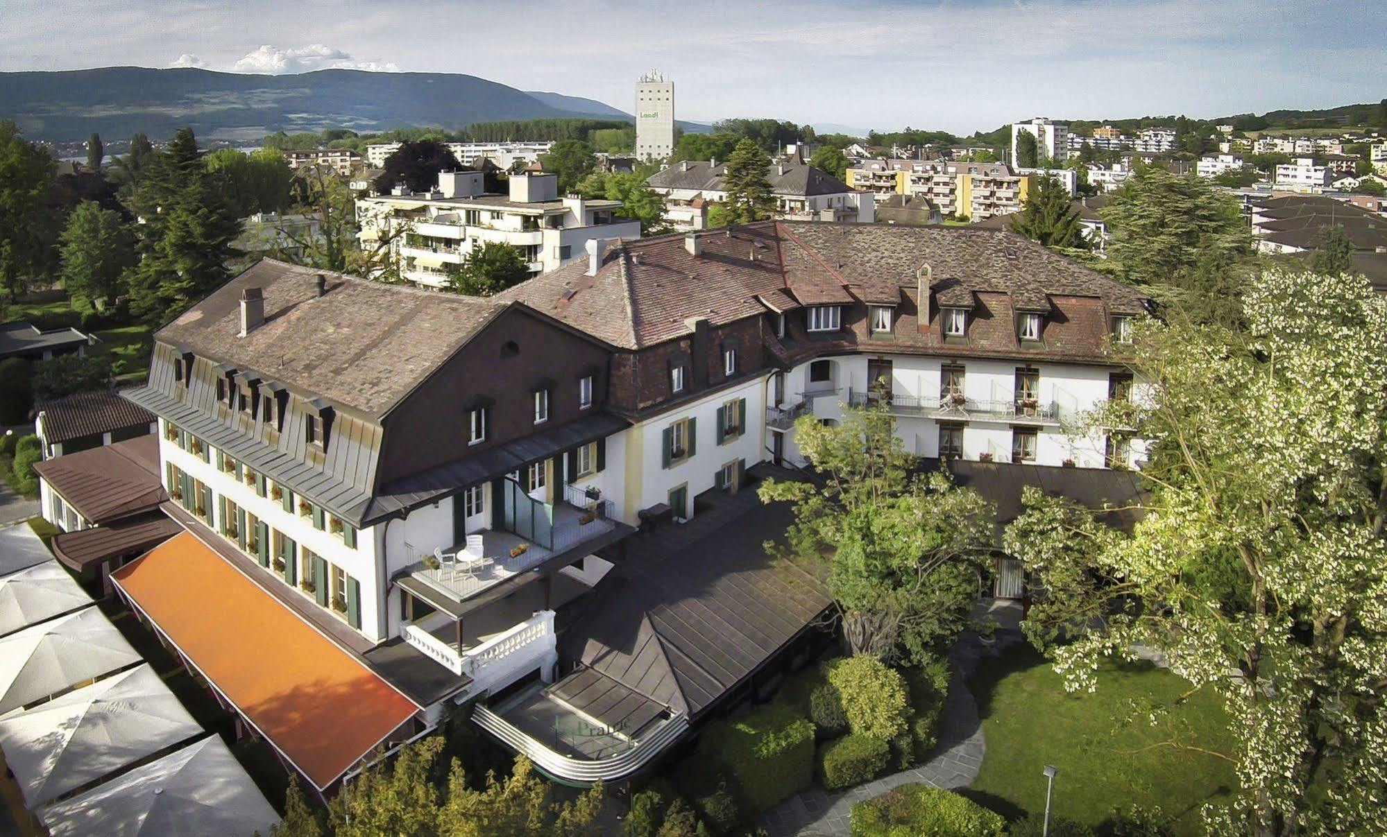 Hotel La Prairie, Swiss Bike Hotel Yverdon-les-Bains Buitenkant foto