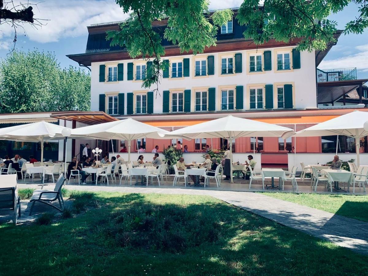 Hotel La Prairie, Swiss Bike Hotel Yverdon-les-Bains Buitenkant foto